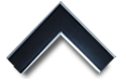 Silver metallic up arrow chevron icon on a black background