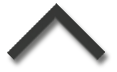 Grey upward arrow chevron icon on a black background