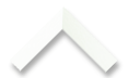 White chevron arrow pointing up on a black background
