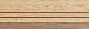 Close-up of light oak wood planks showing natural grain and texture.