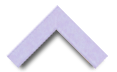 Light purple chevron arrow pointing up on a black background